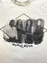 Load image into Gallery viewer, VTG Wycked Wytch Shirt Adult Large White Single Stitch Metal Rock Punk 90s Mens