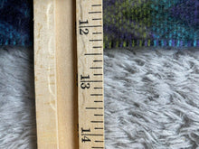 Load image into Gallery viewer, 100% Cashmere Scarf Womens 12.5"X66" Purple Fringe Zig Zag Striped Shawl Scarves