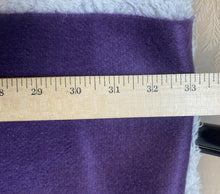 Load image into Gallery viewer, 100% Cashmere Scarf Womens 12.5"X66" Purple Fringe Zig Zag Striped Shawl Scarves