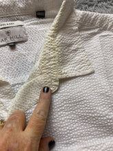 Load image into Gallery viewer, Oak Shirt Adult 3XL XXXL White Cool & Dry Seersucker Button Up Casual Mens