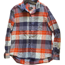 Load image into Gallery viewer, Pendleton Shirt Womens Large Plaid Button Down Shirt Academia Workwear Ladies