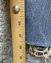 Load image into Gallery viewer, Levi's Jeans Womens 26x27.5 Blue Fade Straight Leg Distressed Thrashed Denim