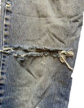 Load image into Gallery viewer, Levi's Jeans Womens 26x27.5 Blue Fade Straight Leg Distressed Thrashed Denim