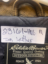 Load image into Gallery viewer, VTG Eddie Bauer Jacket Adult Medium Tan Thinsulate Leather Heavy Igala NYC Mens