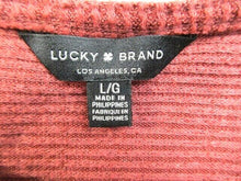 Load image into Gallery viewer, Lucky Brand Shirt Womens Large Waffle Knit Long Sleeve Blouse Oversized Ladies