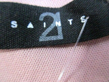 Load image into Gallery viewer, 21 Saints Shirt Womens Large Cropped Peplum Hem Sleeveless Casual Ladies NWT