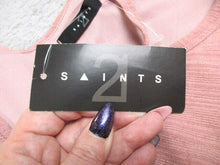 Load image into Gallery viewer, 21 Saints Shirt Womens Large Cropped Peplum Hem Sleeveless Casual Ladies NWT