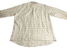 Load image into Gallery viewer, Alan Flusser Shirt Adult Medium Pale Yellow Button Up Checkered Casual Mens
