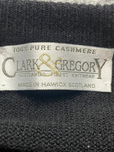 Load image into Gallery viewer, Clark & Gregory Sweater Adult Extra Large Black 100% Cashmere Outerwear Mens