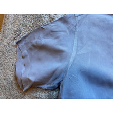 Load image into Gallery viewer, Island Republic Shirt Mens Extra Large Blue Silk Button Down Short Sleeve