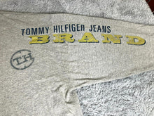 Load image into Gallery viewer, VTG Tommy Hilfiger Jeans Shirt Adult Large Gray Spell Out Hip Hop Baggy 90s Mens