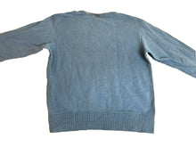 Load image into Gallery viewer, Uniqlo Hokusai Sweatshirt Adult Extra Small Blue Samurai Swordfight Sweater Mens