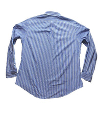Load image into Gallery viewer, Ralph Lauren Shirt Adult Large Blue Striped Custom Fit Button Up Casual Mens