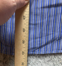 Load image into Gallery viewer, Ralph Lauren Shirt Adult Large Blue Striped Custom Fit Button Up Casual Mens