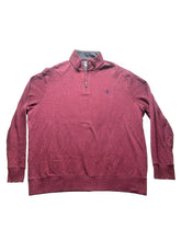 Load image into Gallery viewer, Polo Ralph Lauren Sweater Adult Extra Large Burgundy Luxury Jersey 1/4 Zip Mens