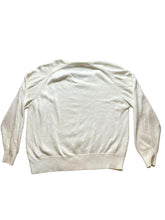 Load image into Gallery viewer, VTG University of Okoboji Sweater Adult Medium Ivory Knitted Outerwear USA Mens