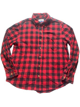 Load image into Gallery viewer, Magellan Shirt Adult Large Button Up Long Sleeve Flannel Buffalo Plaid Camp Mens