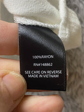 Load image into Gallery viewer, Torrid Shirt Womens 3 3X Ivory Button Up Rayon Loose Boxy Peasant Casual Plus