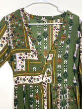 Load image into Gallery viewer, Anthropologie En Creme Dress Womens Small Green Hippie Peasant Boho Maxi Ladies