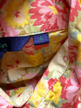 Load image into Gallery viewer, Boden Shirt Adult Small Pink Yellow AOP Flower Button Up Hawaiian Boho Mens
