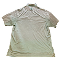 Load image into Gallery viewer, FootJoy Polo Shirt Mens Large Green and White Stripe Golf Performance Athleisure