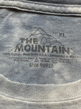 Load image into Gallery viewer, The Mountain Shirt Adult Extra Large Gray Tie Dye Snow Plow Wolf Wolves Mens