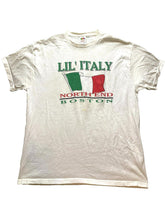 Load image into Gallery viewer, VTG Lil' Italy Shirt Adult Extra Large Ivory North End Boston Sportswear Mens