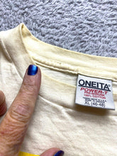 Load image into Gallery viewer, VTG St Ignatius vs Sacred Heart Shirt Adult Extra Large Beige Single Stitch Mens