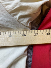 Load image into Gallery viewer, VTG City Football Jacket Adult Extra Large Red Ivory Sporty Windbreaker 70s Mens