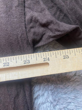 Load image into Gallery viewer, J Jill Shirt Womens Medium Brown Purejill Knit Tunic Seamed Blouse Oversized