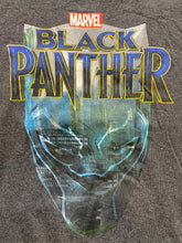 Load image into Gallery viewer, Black Panther Shirt Adult Medium Charcoal Gray Wakanda Forever Marvel Hero Mens