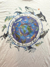 Load image into Gallery viewer, VTG Feel The Rhythm of The Earth Shirt Adult Large Nature Earthcore 90s Mens