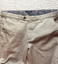 Load image into Gallery viewer, Ted Baker Pants Adult 33x28.5 Gray Straight Leg Flat Front Chino London Mens