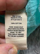 Load image into Gallery viewer, Soft Surroundings Shirt Adult 2X Aqua Green Layered Flowy Boho Blouse Plus Lady