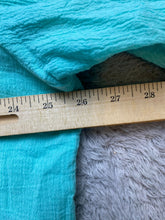 Load image into Gallery viewer, Soft Surroundings Shirt Adult 2X Aqua Green Layered Flowy Boho Blouse Plus Lady