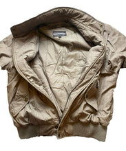 Load image into Gallery viewer, VTG Members Only Jacket Adult 44L Taupe Full Zip Snaps Bomber Outdoor Mens