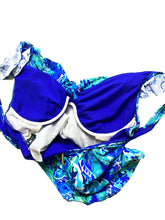 Load image into Gallery viewer, Lauren Ralph Lauren Swimsuit Womens 14 Large Blue Green AOP Flower One Piece