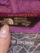 Load image into Gallery viewer, The North Face Jacket Youth 10/12 Medium Purple Sherpa Outerwear Girls