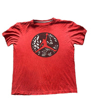 Load image into Gallery viewer, Air Jordan Shirt Adult Large Red Faded Jumpman Branded Circle Basketball MJ Mens