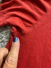 Load image into Gallery viewer, Air Jordan Shirt Adult Large Red Faded Jumpman Branded Circle Basketball MJ Mens