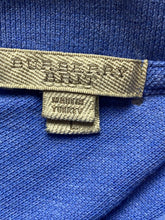 Load image into Gallery viewer, Burberry Brit Shirt Adult Large Blue Equestrian Knight Logo Preppy Polo Mens