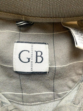 Load image into Gallery viewer, Geoffrey Beene Shirt Adult Large Windowpane Casual Short Sleeve Golf Polo Mens