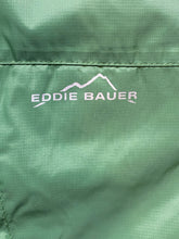 Load image into Gallery viewer, Eddie Bauer Jacket Adult Extra Large Green Full Zip Hoodie Windbreaker Nylon Men