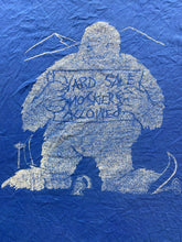 Load image into Gallery viewer, Abominable Snowman Shirt Adult 2XL Blue Giant Bear Yard Sale No Skiers Allowed