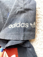 Load image into Gallery viewer, Adidas Shirt Adult Large Black Multi Hit Logo Trefoil Streetwear Skater Mens