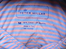 Load image into Gallery viewer, Peter Millar Shirt Adult Medium Preppy Rugby Spandex Crown Casual Golf Polo Mens