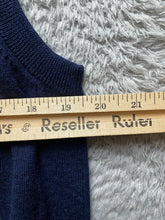 Load image into Gallery viewer, Alan Flusser Vest Adult Medium Navy Blue Merino Wool Nylon Spandex Sweater Mens