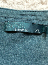 Load image into Gallery viewer, Prana Shirt Womens Extra Large Teal Ruffle Trim Nitty Blouse Casual Ladies