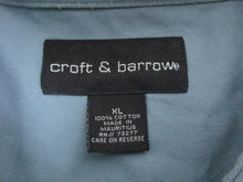 Load image into Gallery viewer, Croft & Barrow Shirt Adult Extra Large Button Up Long Sleeve Casual Camp Mens