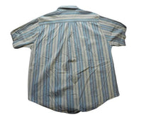Load image into Gallery viewer, Fieldmaster Shirt Adult Extra Large Button Up Pocket Casual Camp Striped Mens